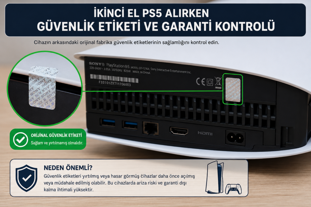 İkinci El PS5 Alırken Dikkat Edilecek 10 Şey (2026 Rehberi)