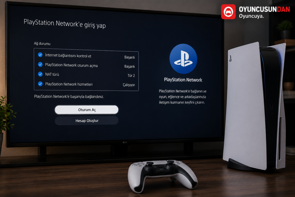 İkinci el PS5 PSN bağlantısı ve ban sorgulama ekranı