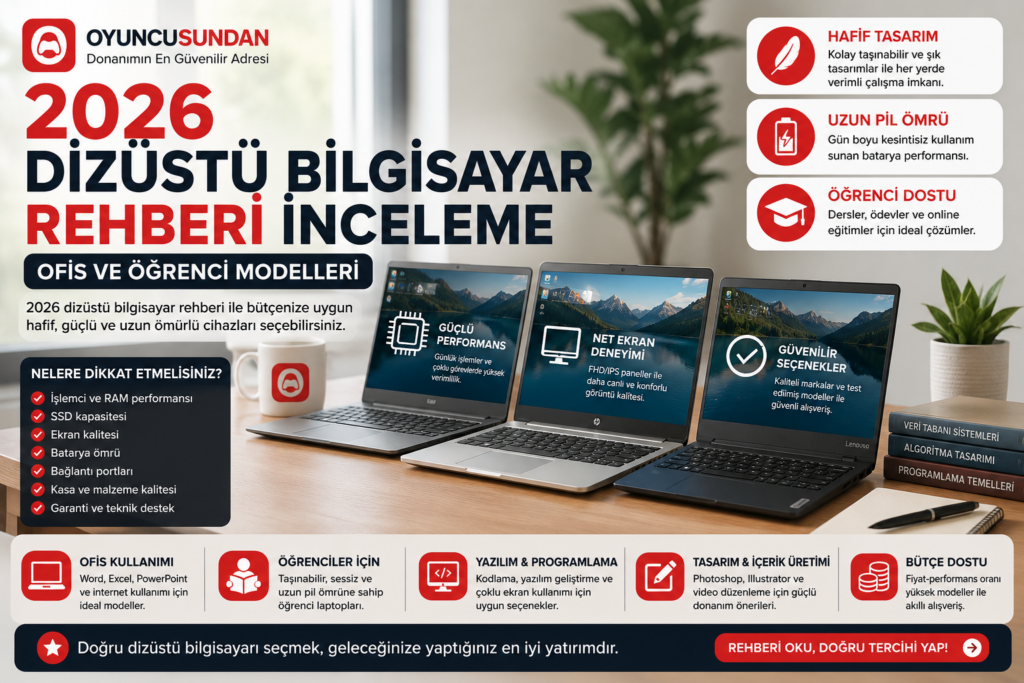 2026 Laptop Önerileri: İkinci El En İyi Modeller