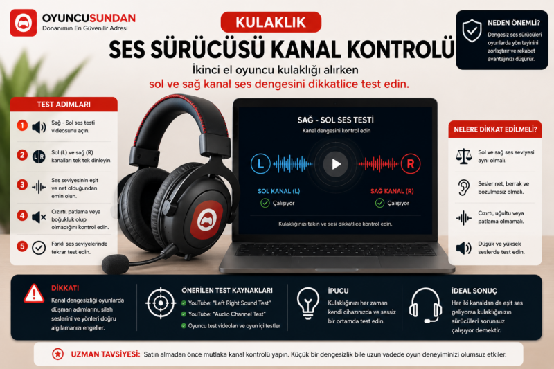 İkinci El Oyuncu Kulaklığı Alırken Dikkat Edilecekler (Rehber)