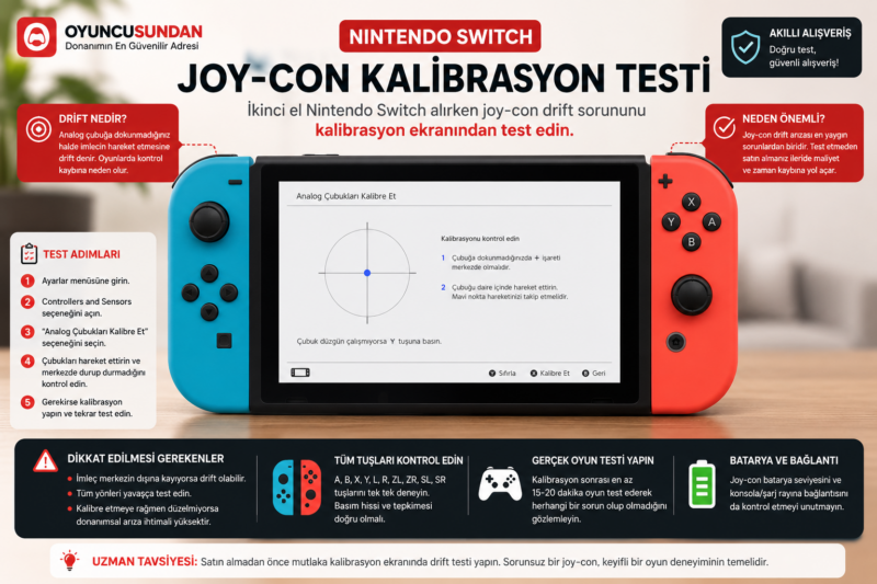 İkinci El Nintendo Switch Alırken Dikkat Edilecekler