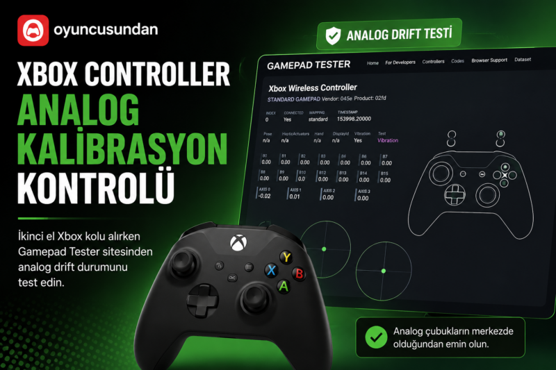 İkinci El Xbox Controller Alırken Dikkat Edilecekler (Rehber)