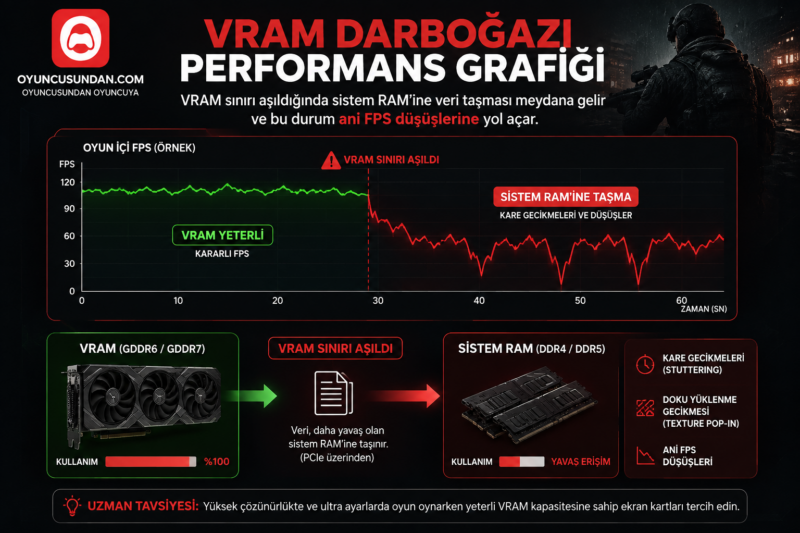 Ekran Kartında VRAM Nedir? Oyunlar İçin Kaç GB VRAM Gerekli?