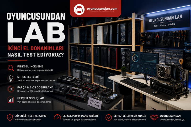 Oyuncusundan Lab: İkinci El Donanımları Nasıl Test Ediyoruz?