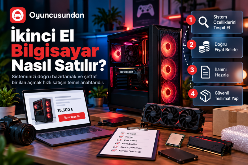 İkinci El Bilgisayar Nasıl Satılır? Adım Adım Güvenli Satış Rehberi
