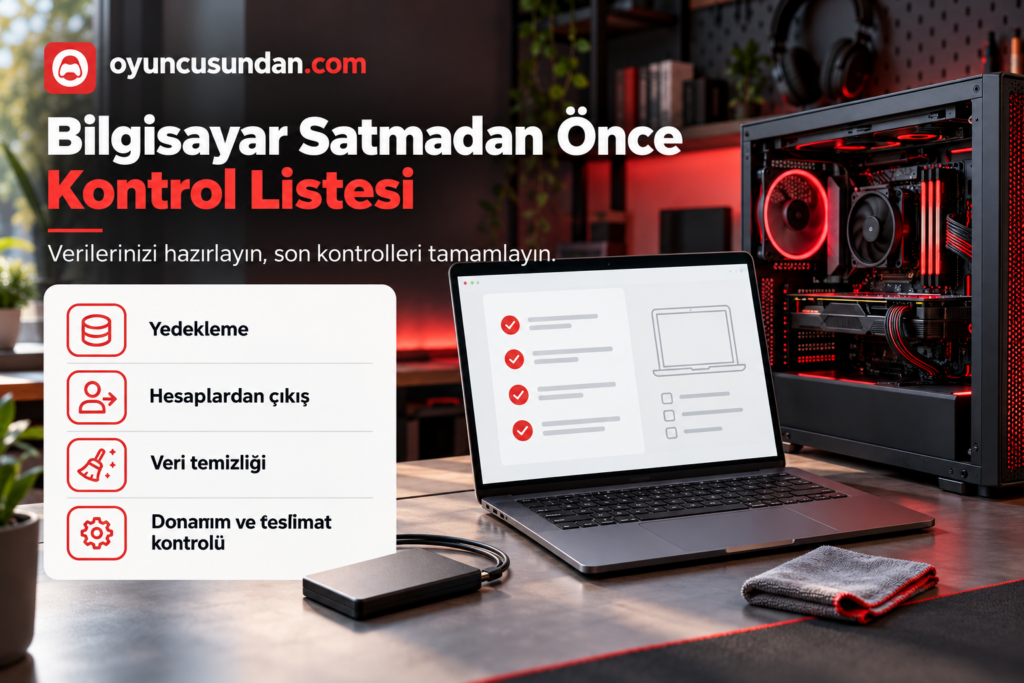 Bilgisayar Satmadan Önce Ne Yapılmalı? Satış Öncesi Kontrol Listesi