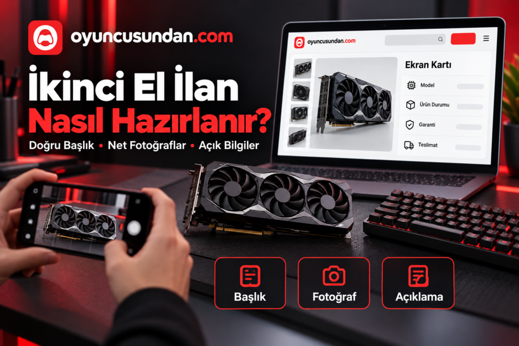 İkinci El İlan Nasıl Hazırlanır? Donanım İlanı Verme Rehberi